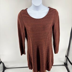Peruvian Connection 100% Pima Cotton Knit Sweater Dress XL